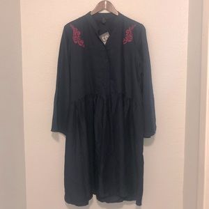 Navy blue Kurta, Pakistani Indian top